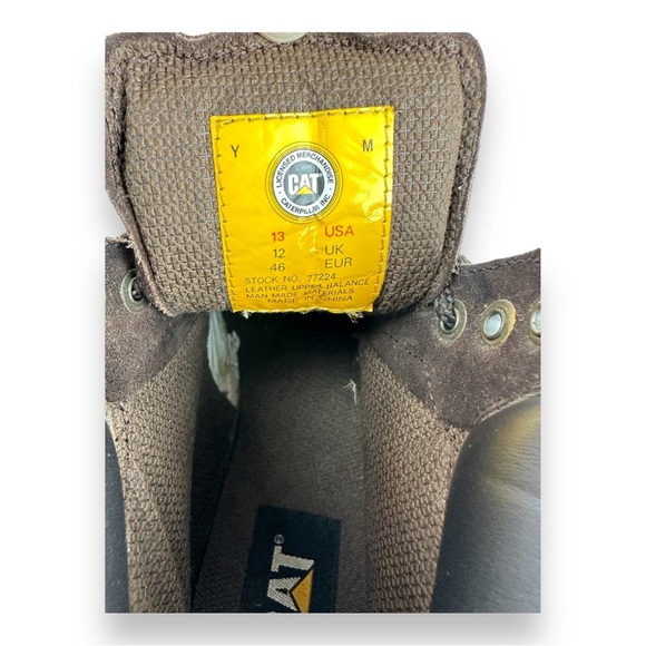 CAT Men’s Work Boots Size 13 - Picture 13 of 13